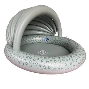 The Swim Essentials Basen z daszkiem 100 cm Green Leopard