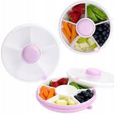 GOBE SNACK SPINNER pojemnik na przekąski  , lunchbox Taro Purple
