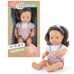 Miniland Baby Dols lalka dziewczynka Europejka 38 cm  10M+