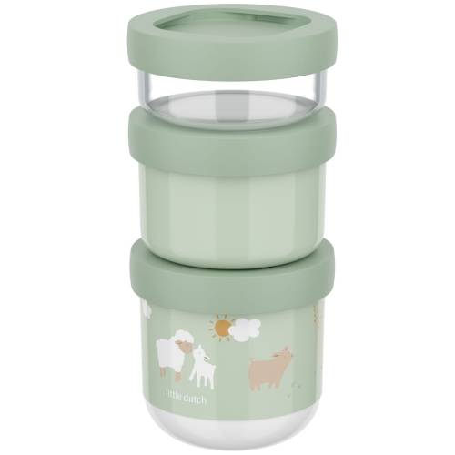 Pojemnik na przekąski piętrowalny Mio 3-częściowy Little Farm 8720294049531 (2).jpg