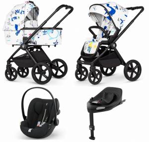  Venicci Upline 2 wózek dziecięcy zetaw 4w1 fotelik + baza Cybex / Draft White Paprocki Brzozowski