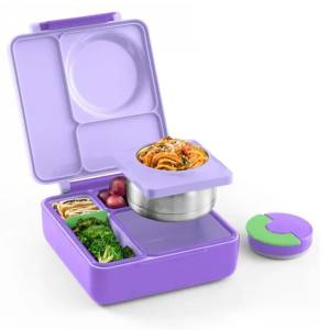 OMIE OMIEBOX lunch box z termosem, lunczówka Lilac purple