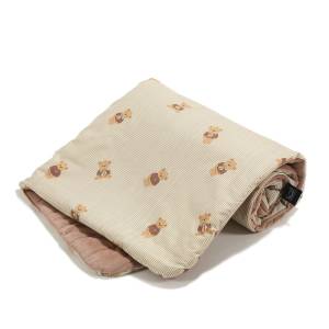 LA MILLOU  CIEPŁY KOC VELVET BABY BEAR L 110X140