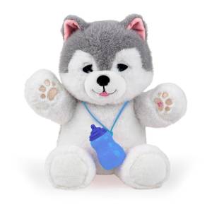 Dumel DiscoveryInteraktywny Piesek Husky  z czujnikiem na brzuszku