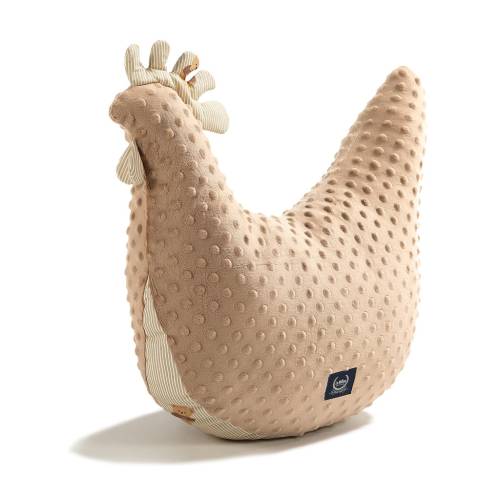 Poduszka Kura Babci Dany Minky BABY BEAR [153805-PILL-HEN-MINK-BBR-MA].jpg