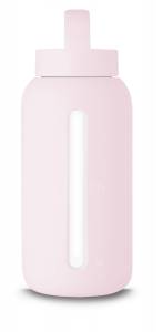MUUKI SZKLANA butelka na WODĘ / NAPARY 720 ml Marshmallow  MOTYWACYJNA 