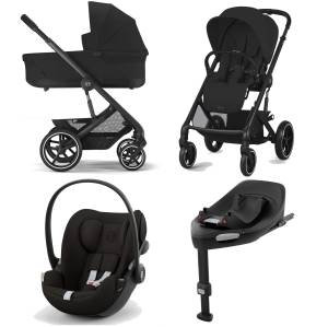Cybex Balios S Lux 2.0 wózek dziecięcy zestaw 4w1 / Moon Black