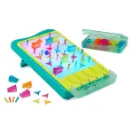 B.TOYS  Light-Up Marble Drop – podświetlany tor kulkowy i świetlna tablica artystyczna 2w1 (180 el.)