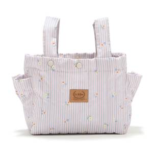 La Millou Organizer pikowany ortalionowy do wózka torba / English Garden