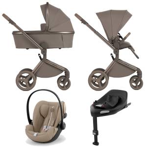 Anex Flo wózek dziecięcy zestaw 4w1 fotelik Cybex + baza isofix / Yuki