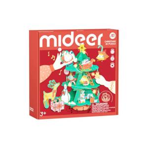 mideer Puzzle 3D świąteczene obrotowe mideer z pozytywką