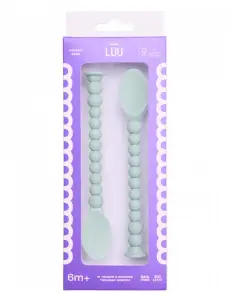 Luu Kids Zestaw Łyżek do Karmienia Frozen Sage 2szt