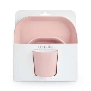 Mushie Zestaw Obiadowy z PP – Square Blush