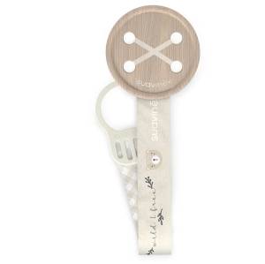  Zawieszka do smoczka klips z tasiemką Suavinex beżowy