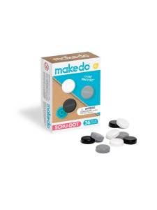 Ozdobne nakładki na śrubki Scru-Dot Makedo - Time Machine 36 el.