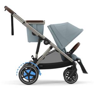 Cybex e-Gazelle elektryczny wózke spacerowy z opcją wózka bliźniaczego / Stormy Blue
