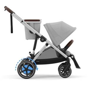 Cybex e-Gazelle elektryczny wózke spacerowy z opcją wózka bliźniaczego / Stone Grey