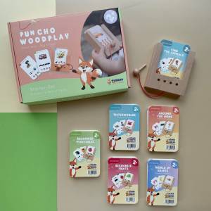 WiemTo Zestaw dla dzieci 2+. Pudełko WiemTo i 6 Zestawów Kart