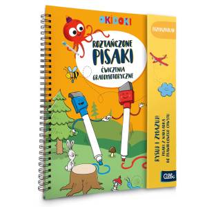  Okidoki Roztańczone pisaki Kreatywna książeczka dla dzieci 4+ Albi 