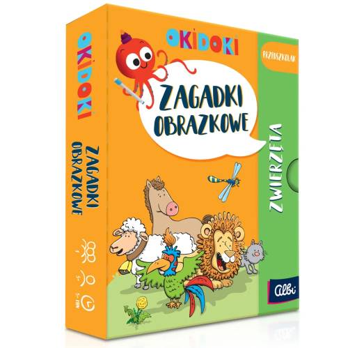 okidoki Zagadki obrazkowe. Zwierzęta 3+ albi 9788076882829 (1).jpg