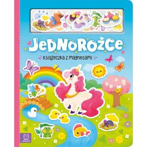  Jednorożce. Książeczka z magnesami dla dzieci 4-6 lat