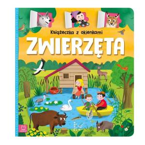  Książeczka z okienkami Zwierzęta Agnieszka Bator dla dzieci 0-3 lat