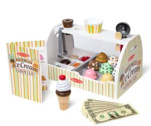 Melissa & Doug Drewniana Lodziarnia Scoop & Serve 28 el Melissa & Doug