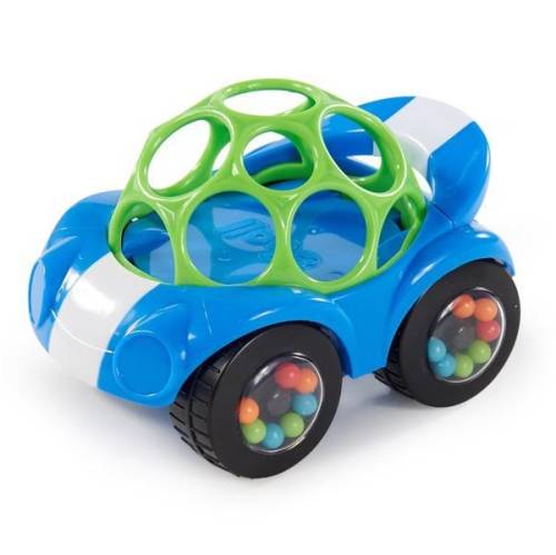 oball Zabawka pojazd z grzechotką Rattle&Roll, niebieski 3m+ 074451815599 (1).jpg