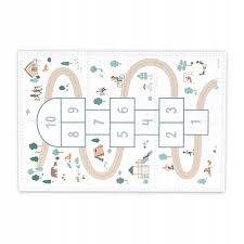 Play & Go - Play&Go TILOO Dwustronna Mata Piankowa 3w1 Hopscotch 120x180cm