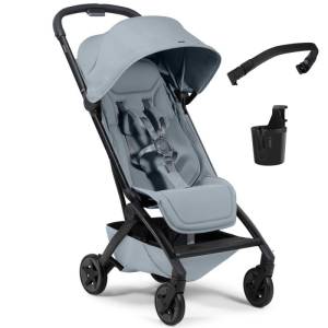 Joolz Aer 2 - lekki wózek spacerowy, wózek do samolotu, zestaw z akcesoriami | Pebble Grey