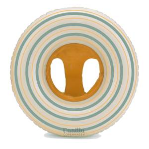 Dmuchane koło do pływania Baby Striped Amber Vanilla Copenhagen 50 cm 1-3 lat