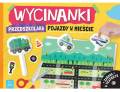 Wycinanki przedszkolaka. Pojazdy w mieście. Zabawa w teatrzyk Aksjomat 9788382139457 (1).jpg