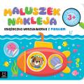 Maluszek nakleja. Książeczka wyszukiwanka z pieskiem 3+, z dużymi naklejkami aksjomat 9788382132878 (1).jpg