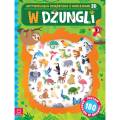 W dżungli. Aktywizująca książeczka z naklejkami 3D. Zestaw 180 naklejek Aksjomat 9788383741956 (1).jpg