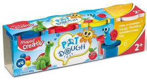 Maped Vreativ Ciastolina masa plastyczna 4 kolory w kubeczkach 4x114 g. 2+