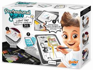  Buki Tablet 3w1 z podświetleniem do rysowania 8+