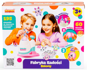  Dumel Discovery Zestaw Fabryka Radości Balony kreatywna zabawka 3+