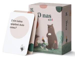  Gra karciana And We Talk O nas kids Pytania dla młodszej generacji 5+
