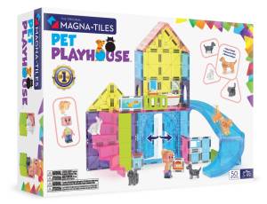 Magna-Tiles klocki magnetyczne konstrukcyjne Zestaw Pet Playhouse 50 el. 3+