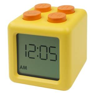  MARY'S Budzik dla dziecka Klocek żółty