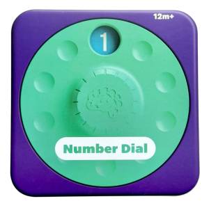  Fat Brain Toy PlayTab Sensoryczny Kwadrat Tarcza Numerowa 12M+