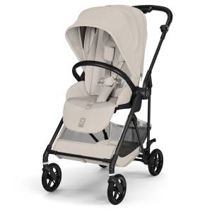 Cybex Melio Carbon wózek spacerowy lekki siedzisko przód tył / Dune Grey