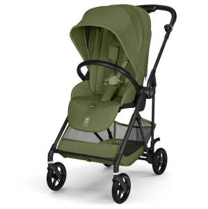 Cybex Melio Carbon wózek spacerowy lekki siedzisko przód tył / Moss Green