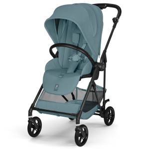 Cybex Melio Carbon wózek spacerowy lekki siedzisko przód tył / Stormy Blue