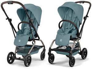 Cybex Eezy S Twist+2 Wózek spacerówka siedzisko tył przód / Stormy Blue