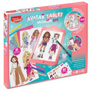 Maped Creativ Avatar Fashion Podświetlany tablet do projektów modowych 7+