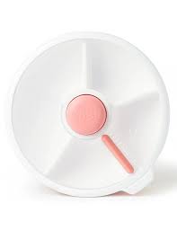 GOBE SNACK SPINNER Duży pojemnik na przekąski  Coral Pink