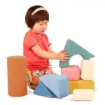 B.TOYS  Wielkie pluszowe klocki konstrukcyjne – Tumble-y Towers – B.toys
