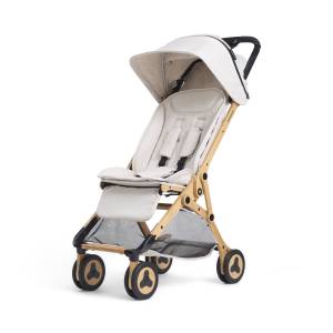 Mozomoza Wózek  spacerowy  , bambusowy Panda - Piaskowy