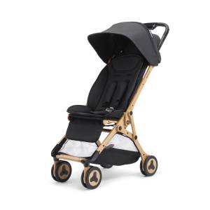 Mozomoza Wózek  spacerowy  , bambusowy Panda - Czarny